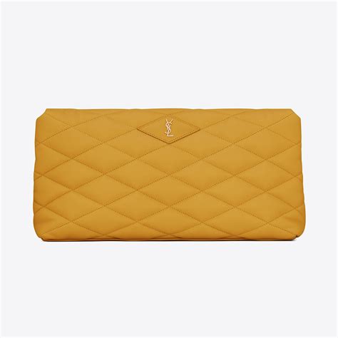 ysl y clutch yellow|white ysl clutch review.